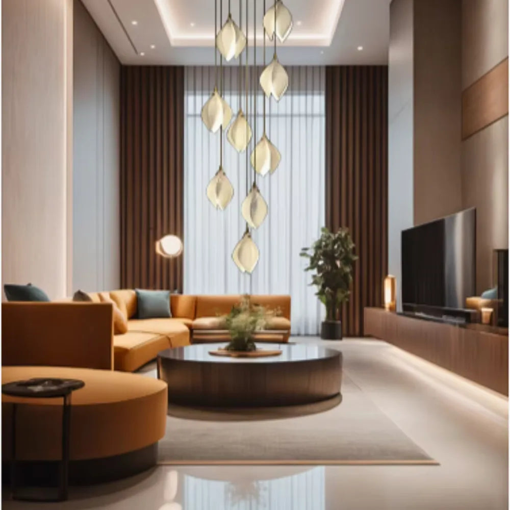 OPULENT BLOSSOM DUPLEX CHANDELIER