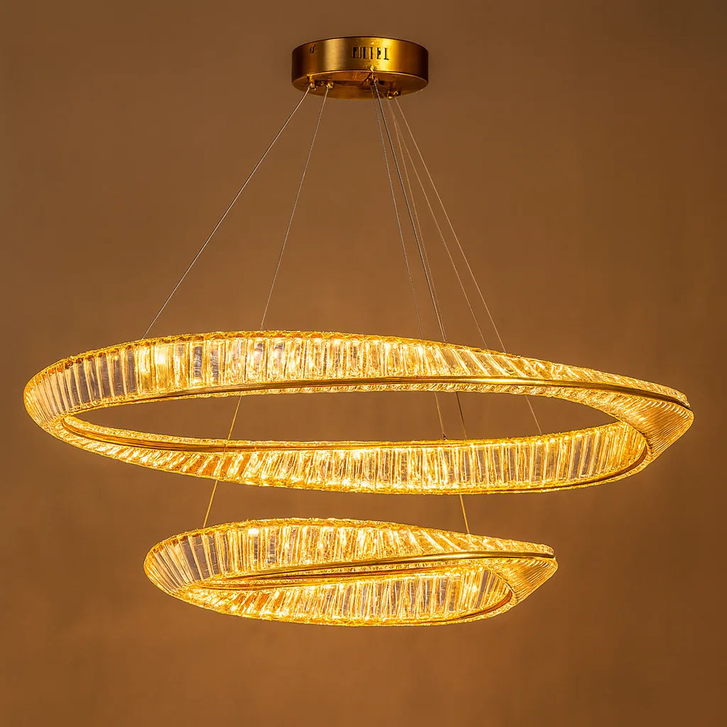 REVORA CRYSTAL RING CHANDELIER