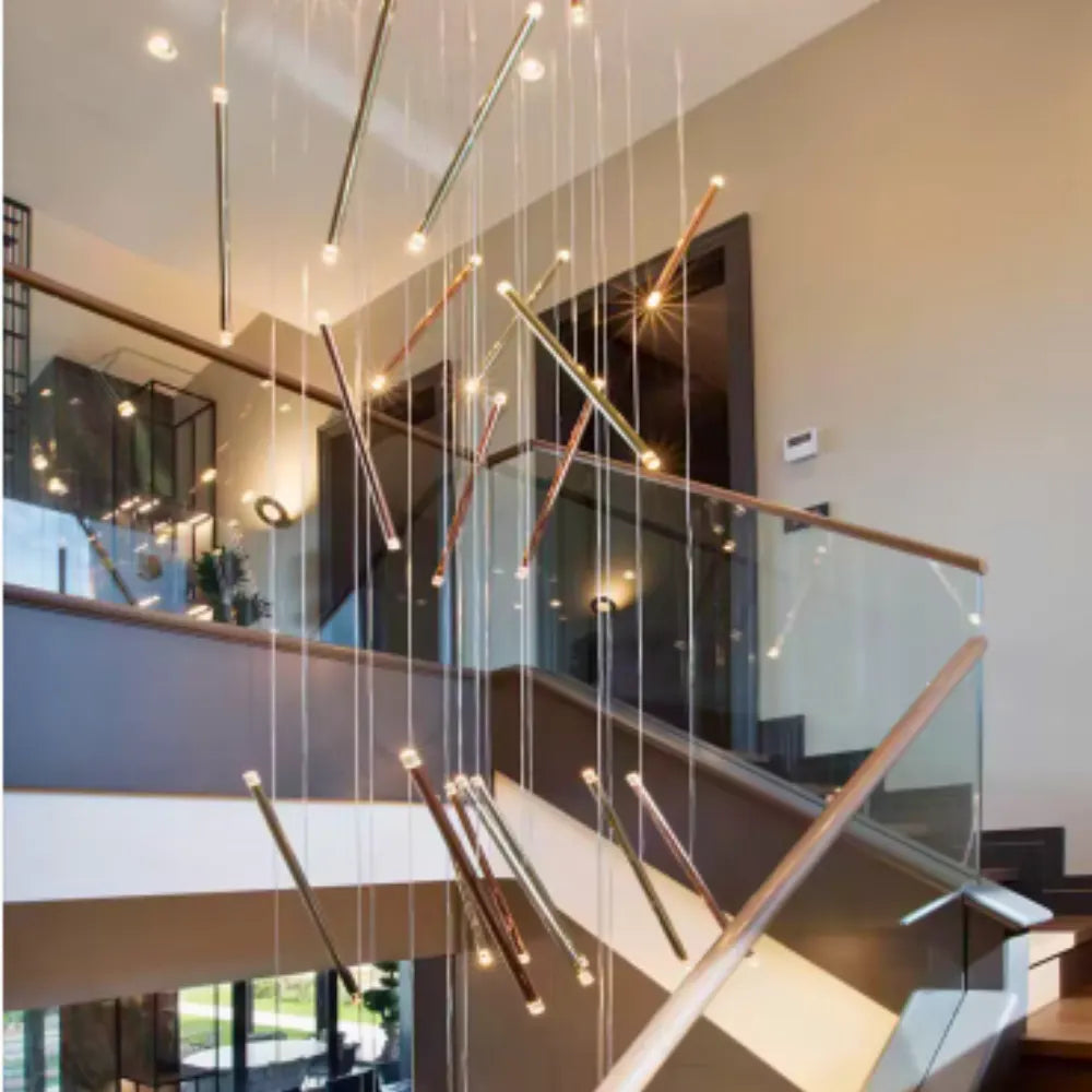 STARLIT STREAM MODERN CHANDELIER