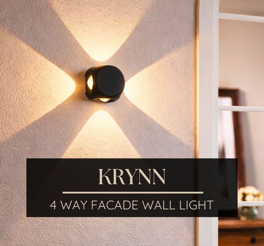 KRYNN 4 WAY FACADE WALL LIGHT