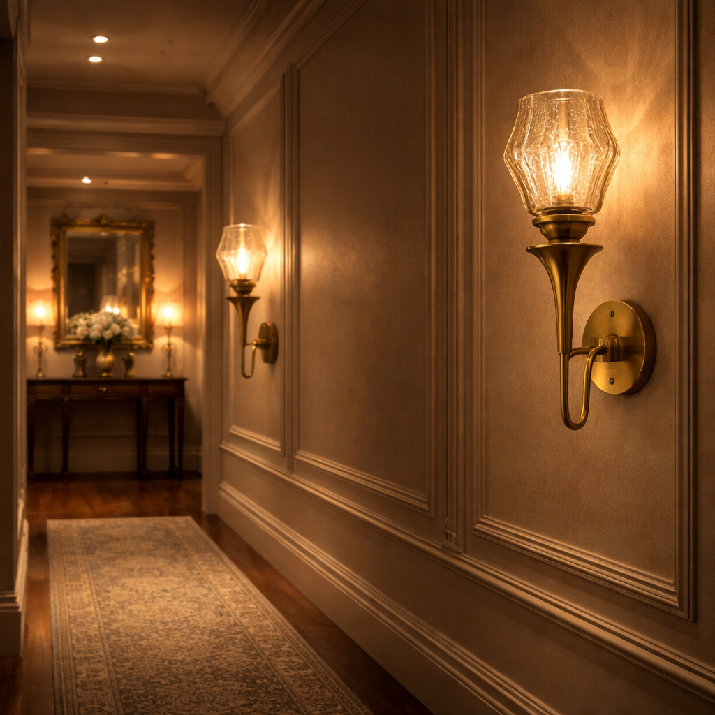 AURYN FLAME WALL SCONCE