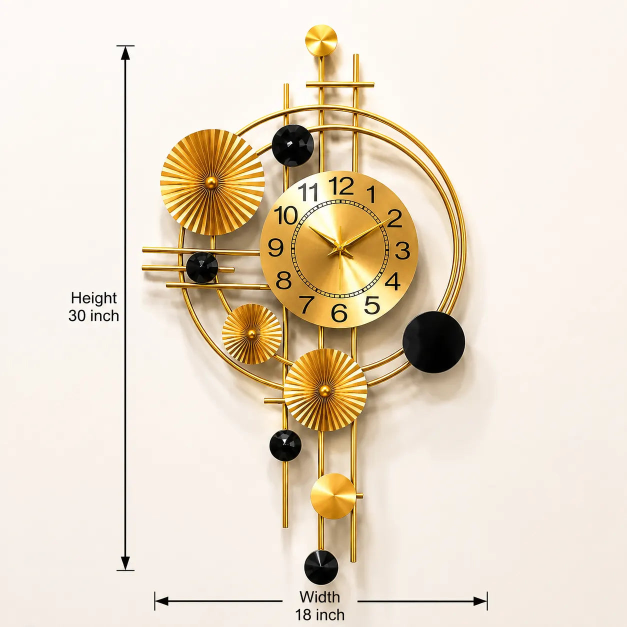 ASTRIX DESIGNER METAL WALL CLOCK