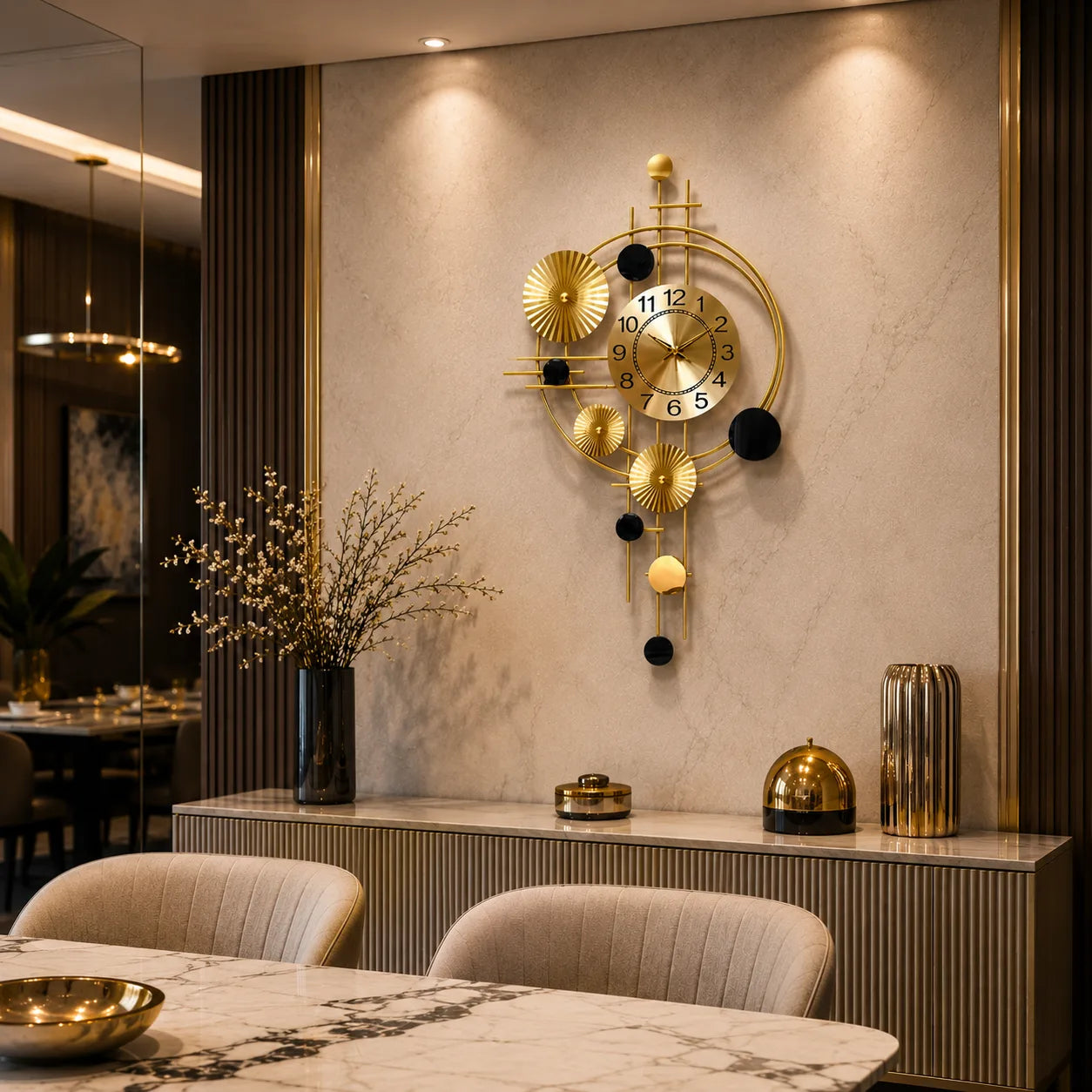 ASTRIX DESIGNER METAL WALL CLOCK