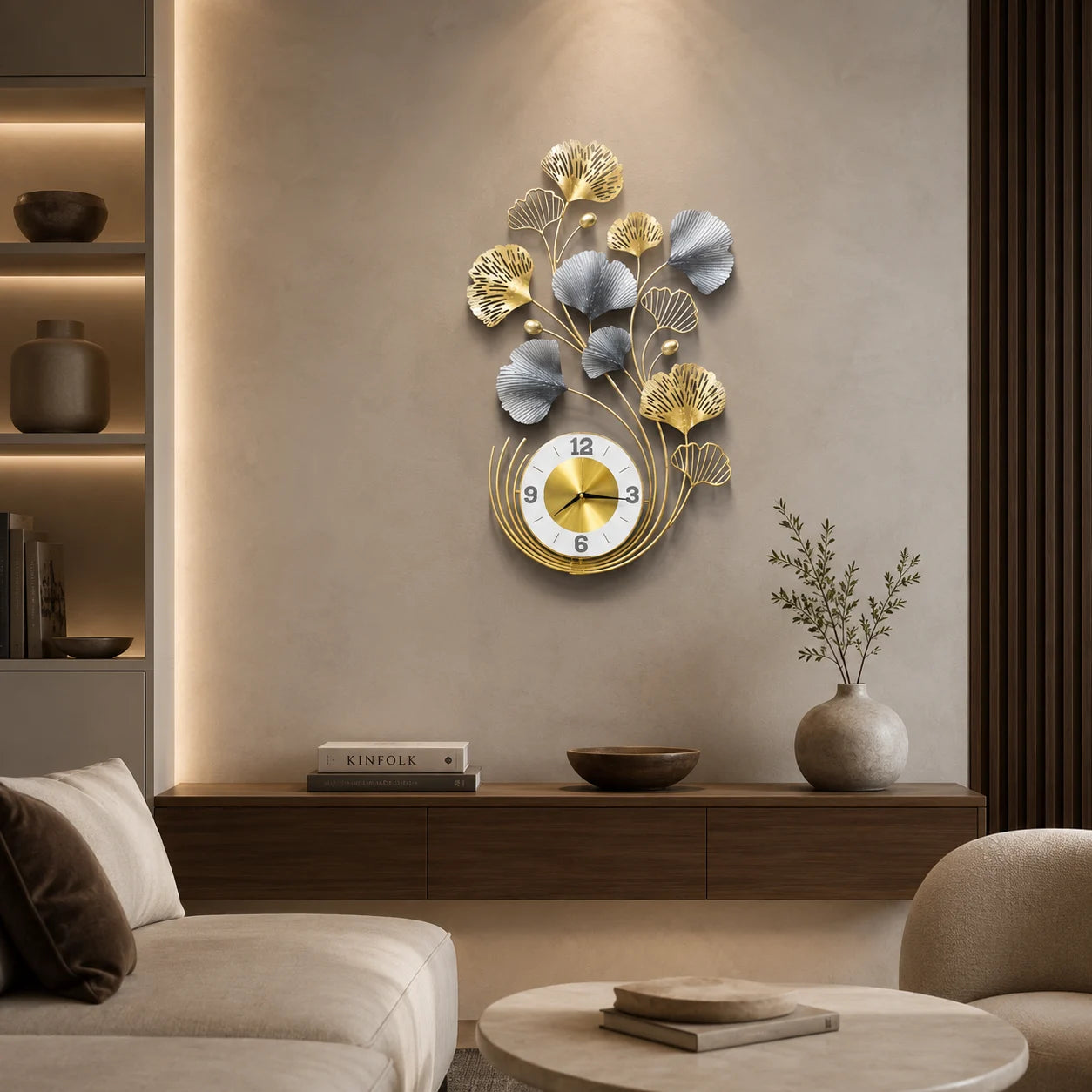 AURELIA DESIGNER METAL WALL CLOCK