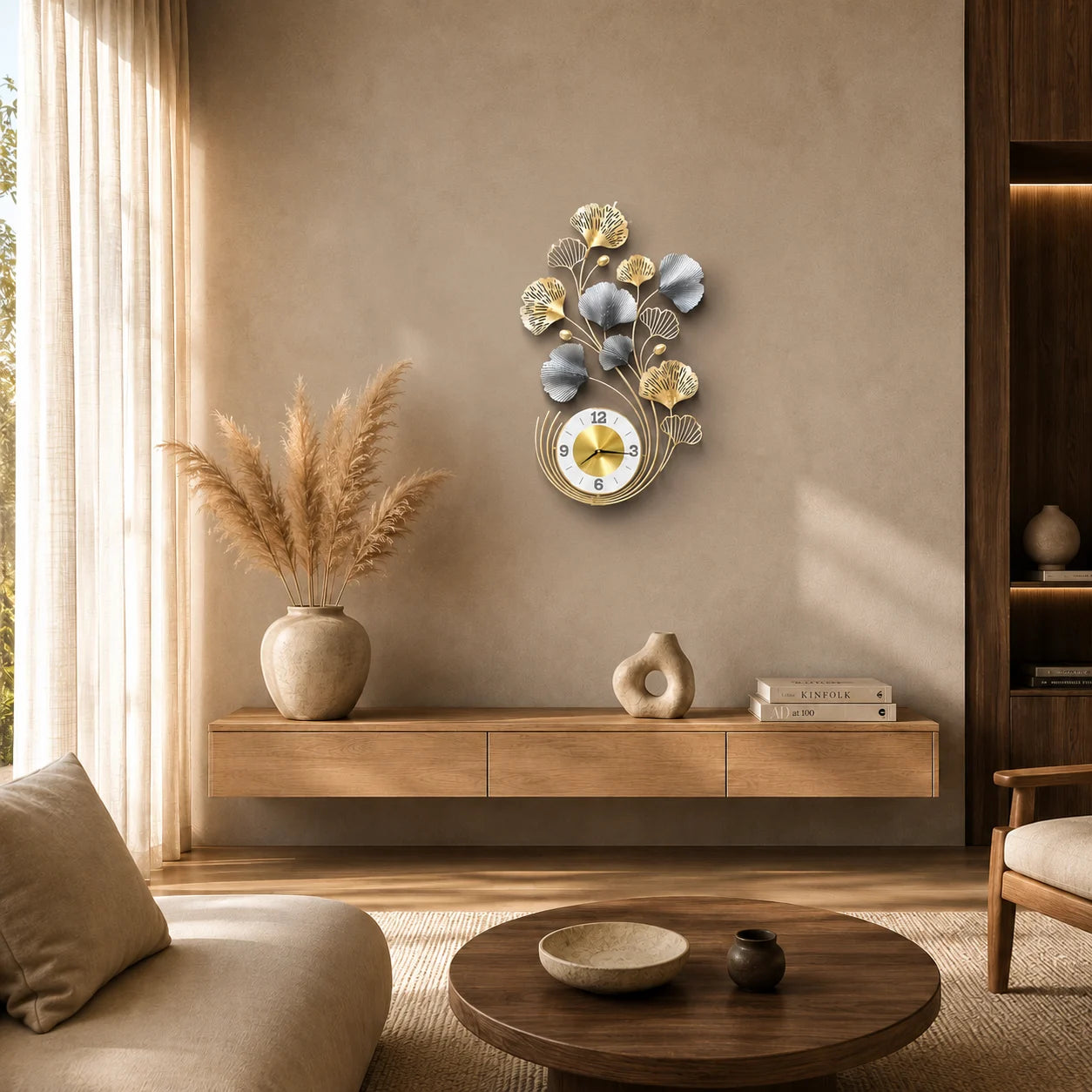 AURELIA DESIGNER METAL WALL CLOCK