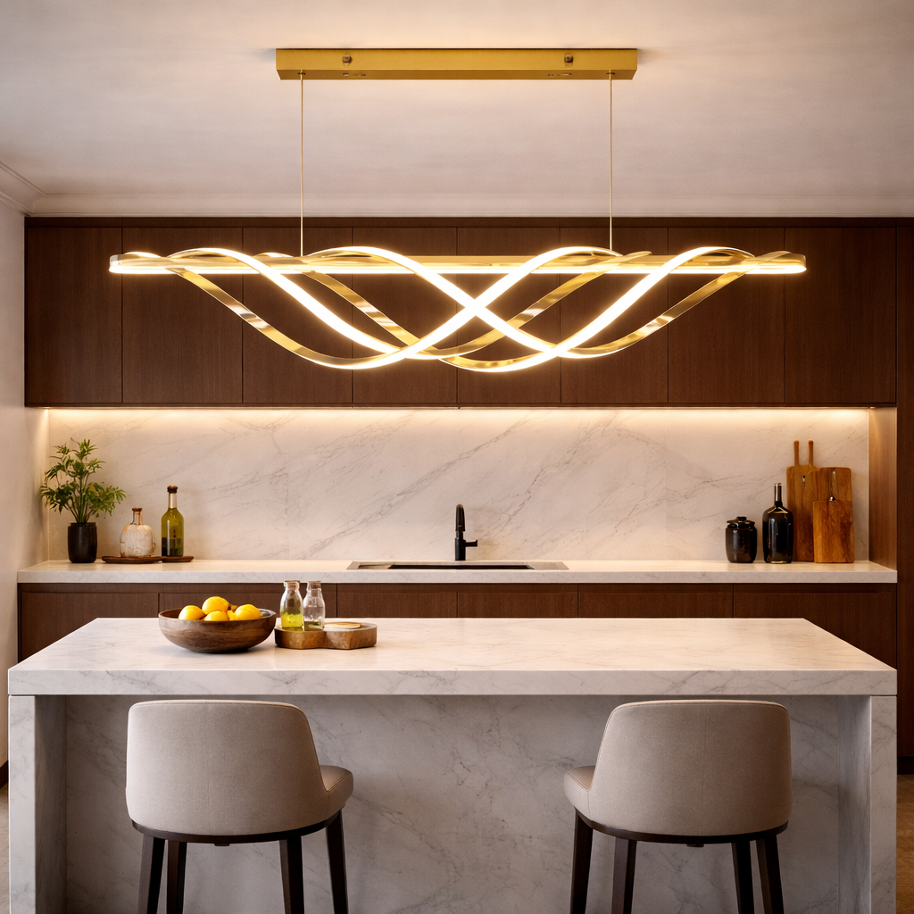 Aurelia Wave (3C LED) Chandelier
