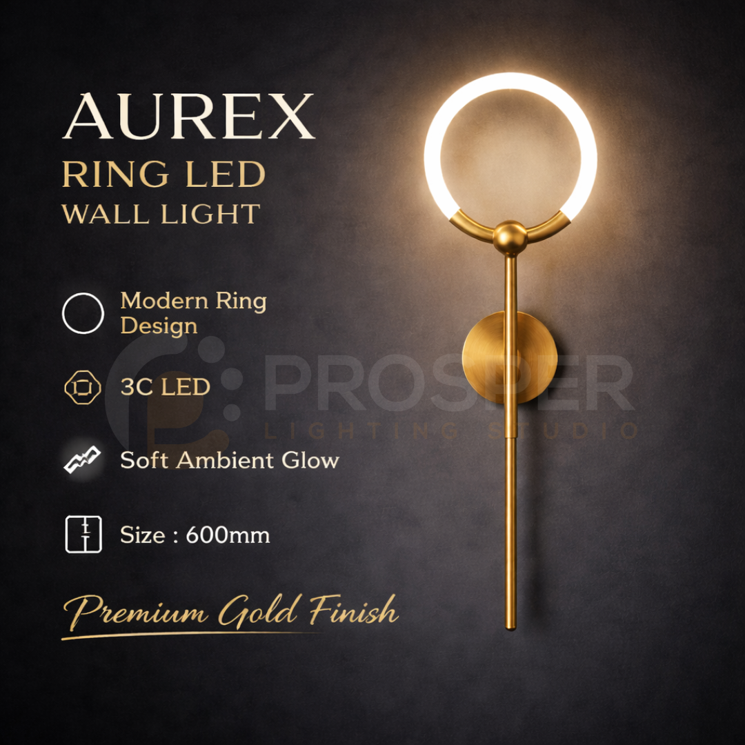 AUREX RING LED WALL LIGHT