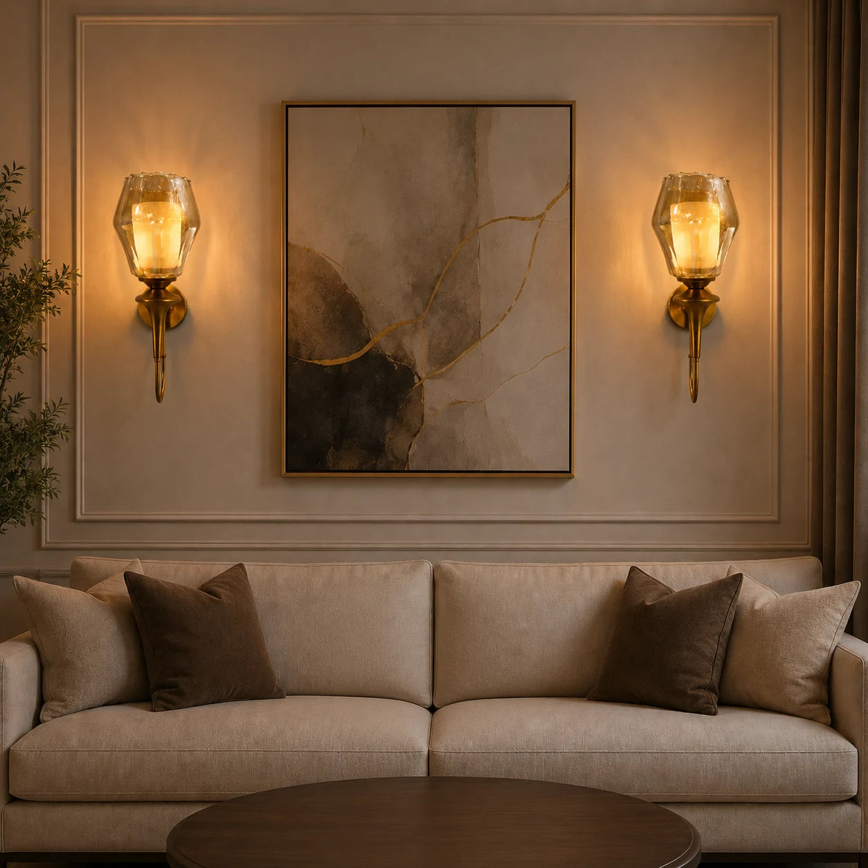 AURYN FLAME WALL SCONCE