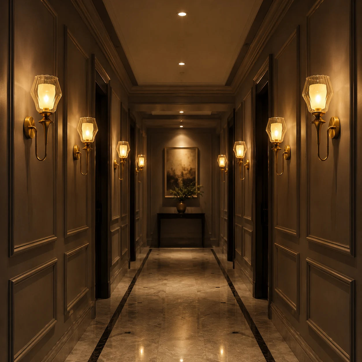 AURYN FLAME WALL SCONCE