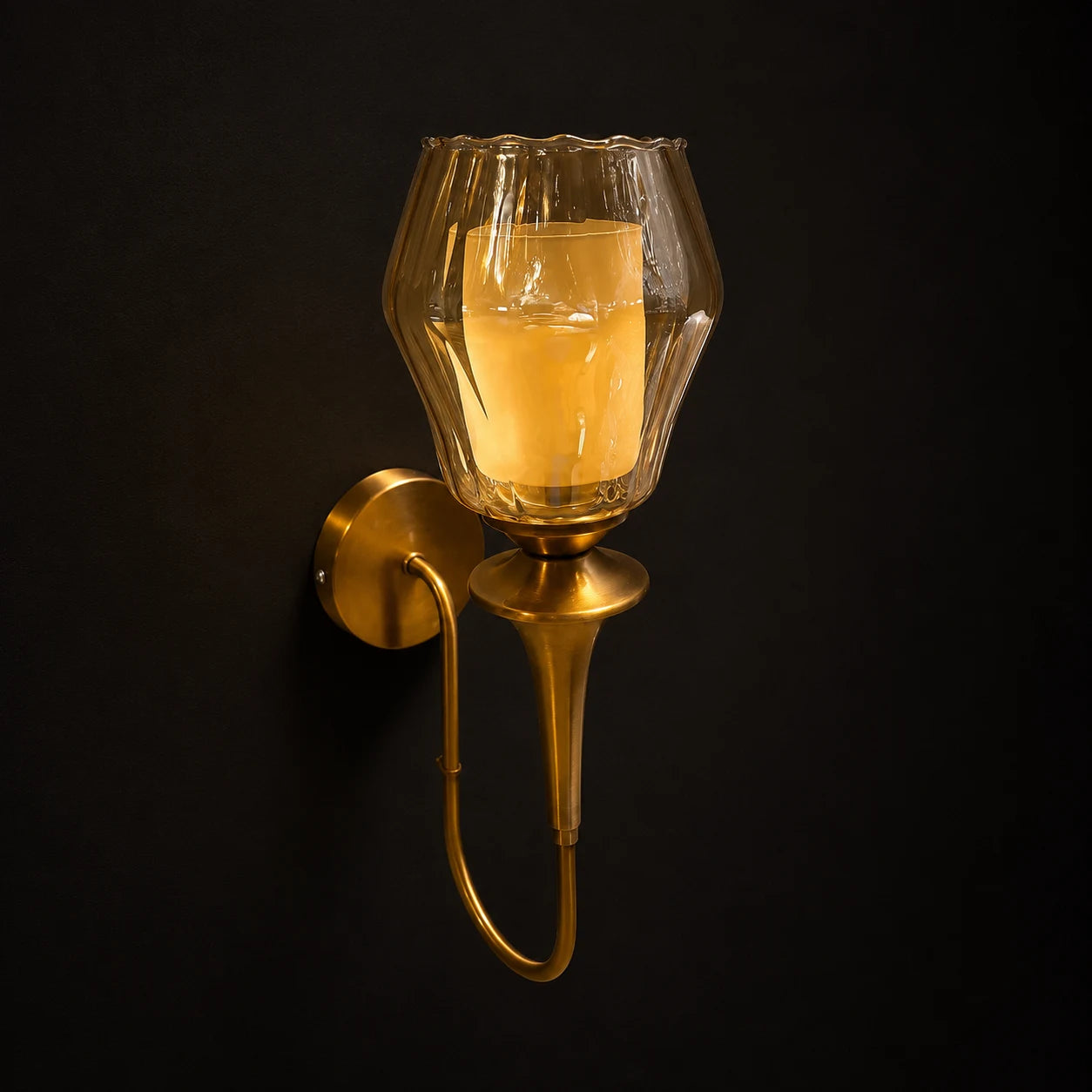 AURYN FLAME WALL SCONCE