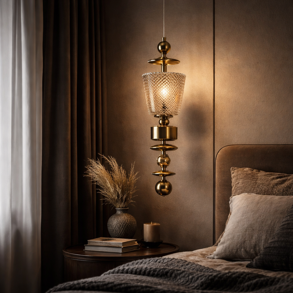 PLUME PENDANT LIGHT (Amber/Smoke)