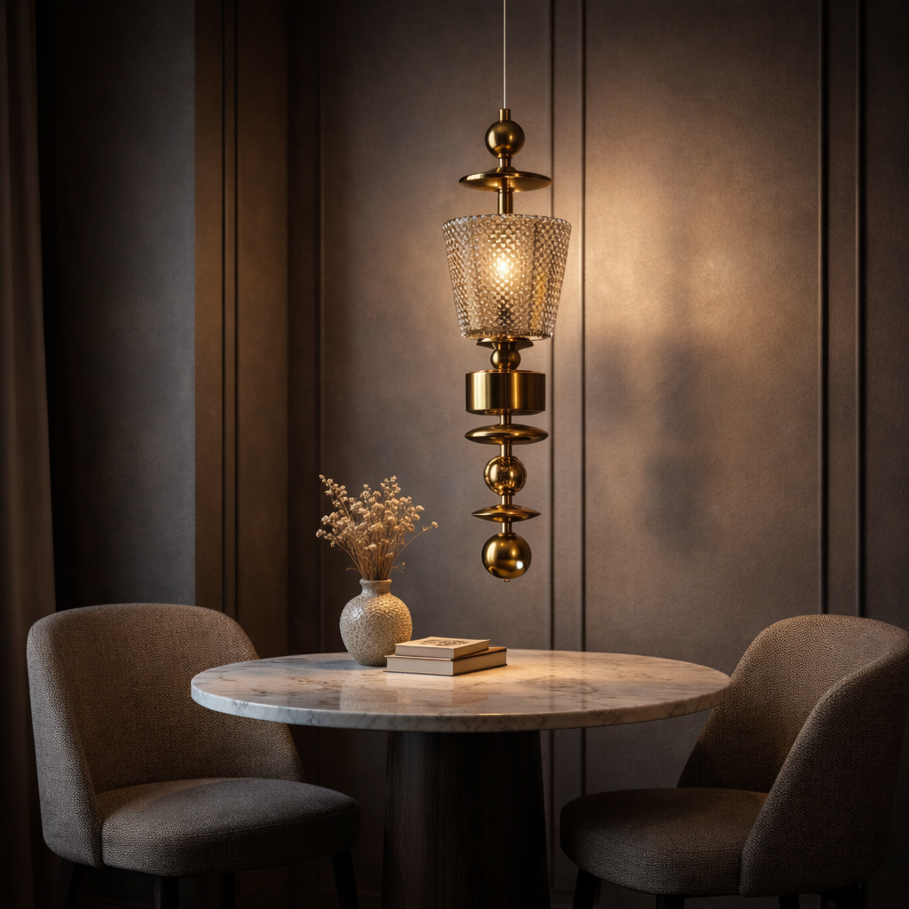 PLUME PENDANT LIGHT (Amber/Smoke)