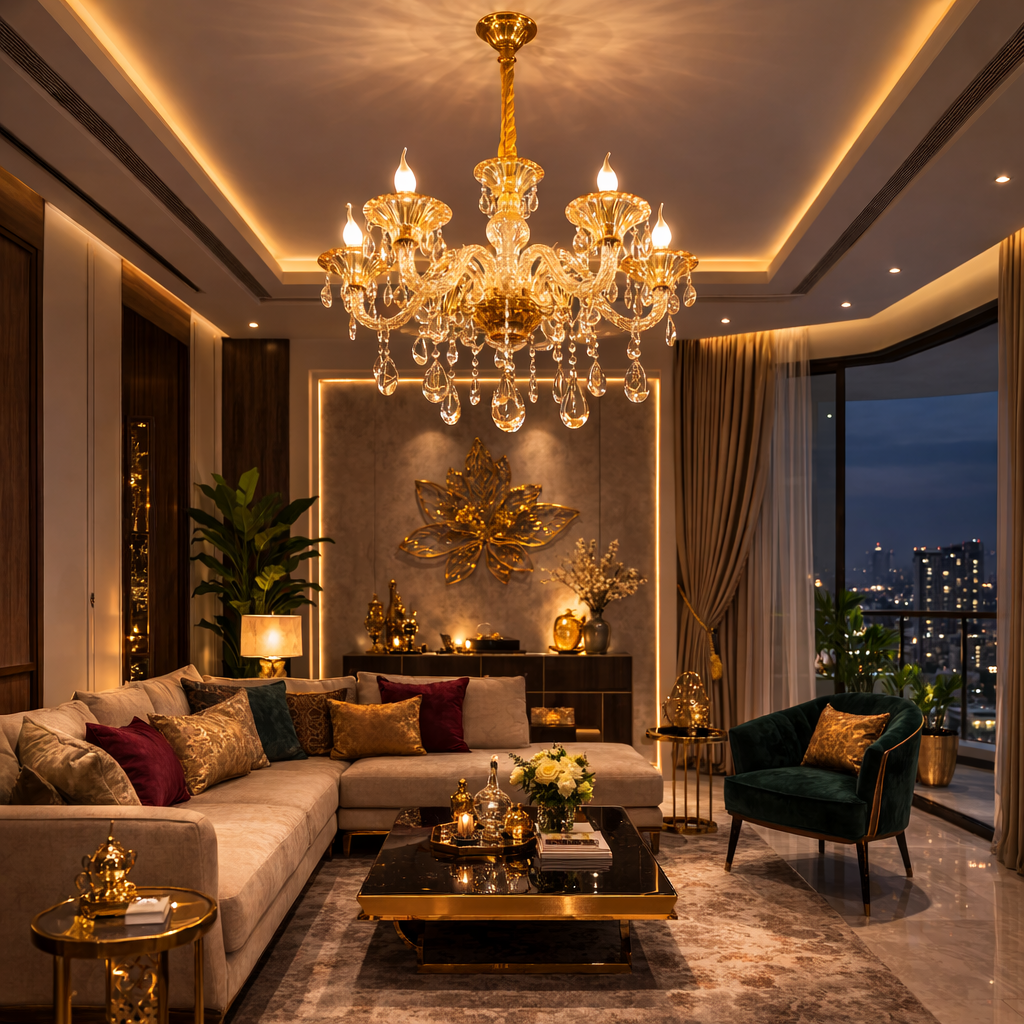 OPULENZA CRYSTAL CHANDELIER
