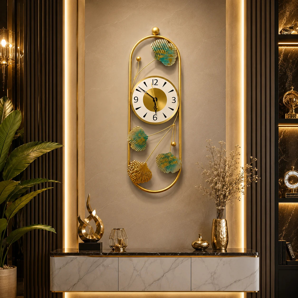 ELYSIA DESIGNER METAL WALL CLOCK