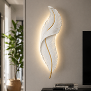ETHEREAL FEATHER GLOW WALL LIGHT