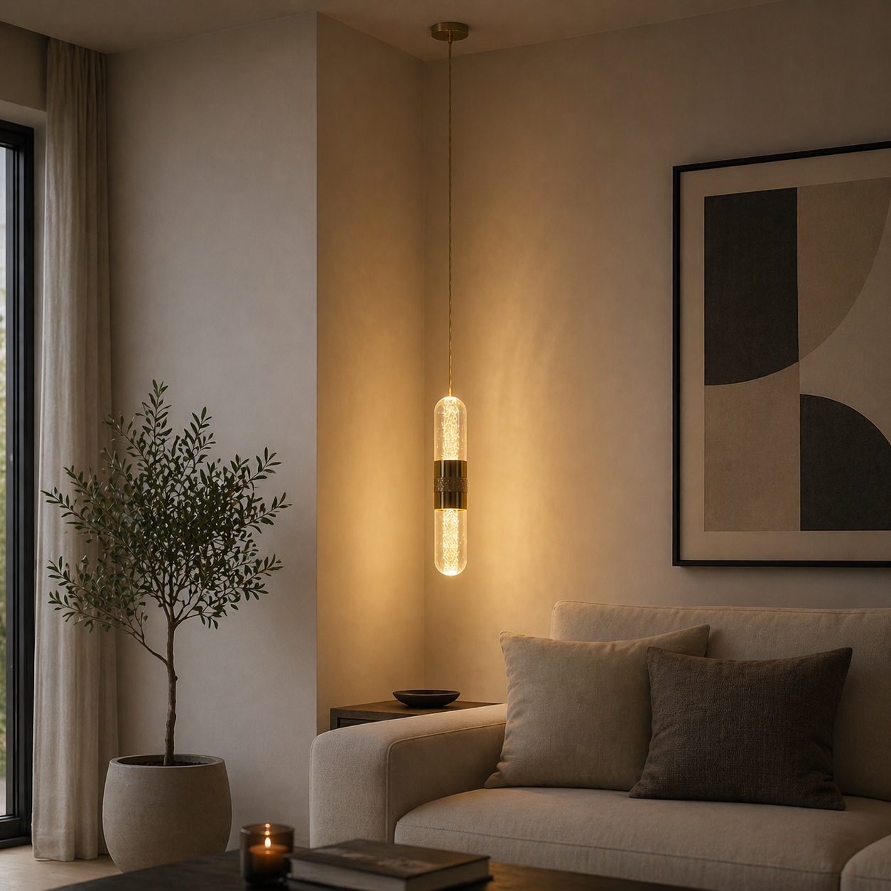 GLOWSPIRE HANGING LIGHT