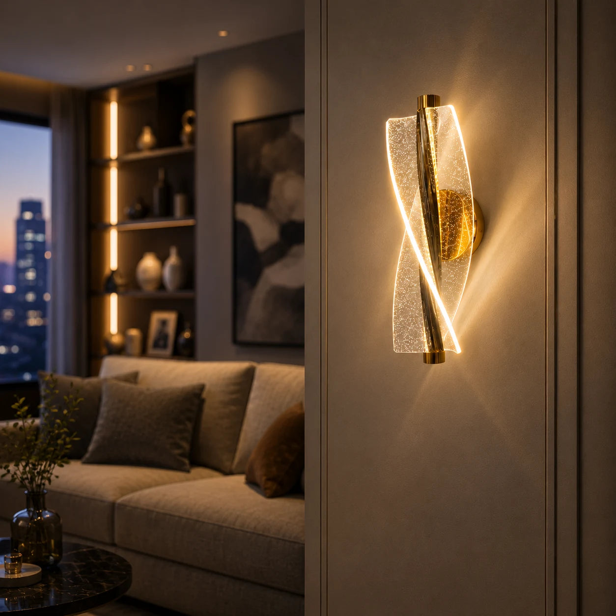 GLOW WEAVE WALL LAMP
