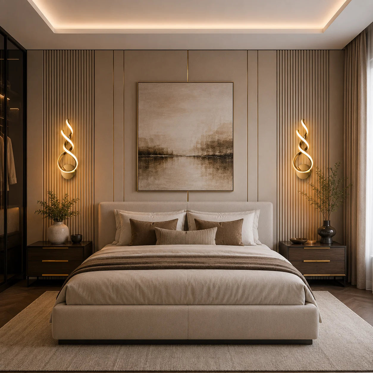 HELIX LOOP LED WALL LIGHT