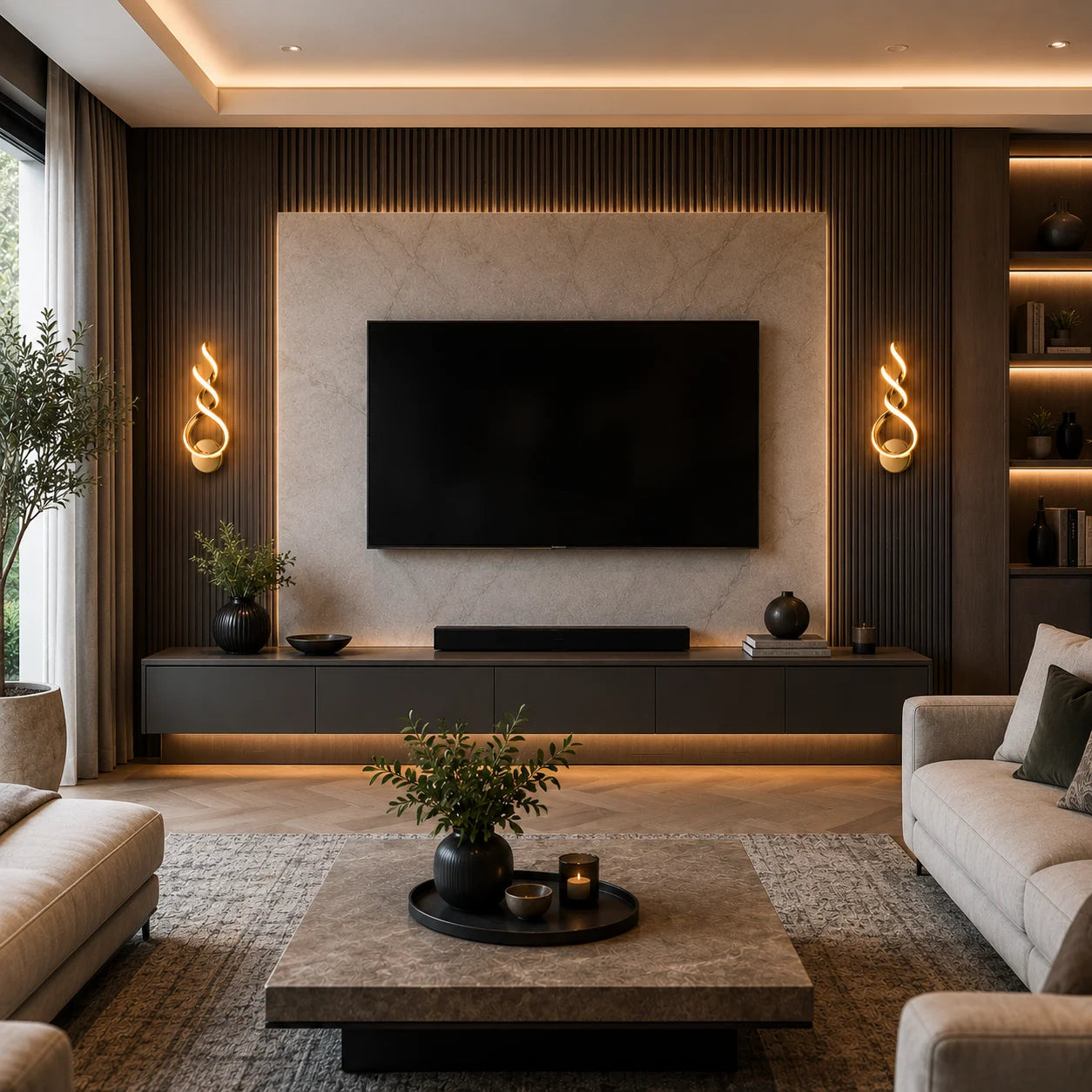 HELIX LOOP LED WALL LIGHT