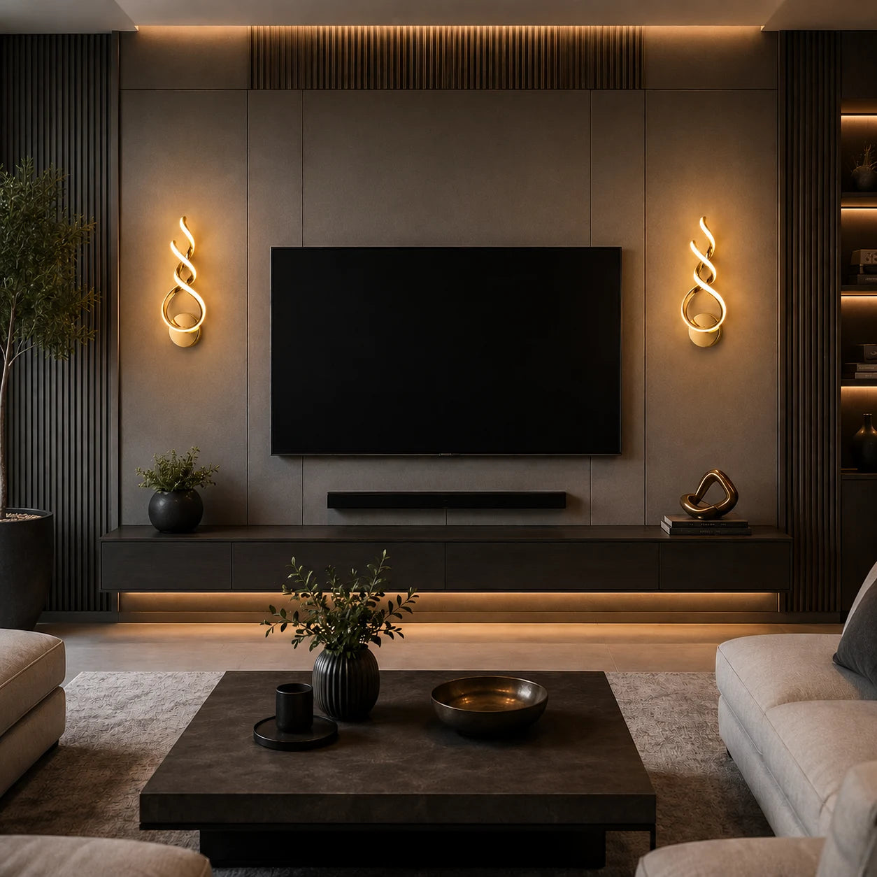 HELIX LOOP LED WALL LIGHT