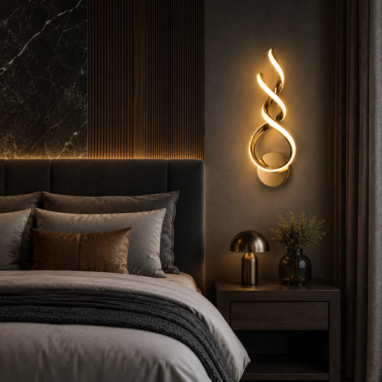 HELIX LOOP LED WALL LIGHT