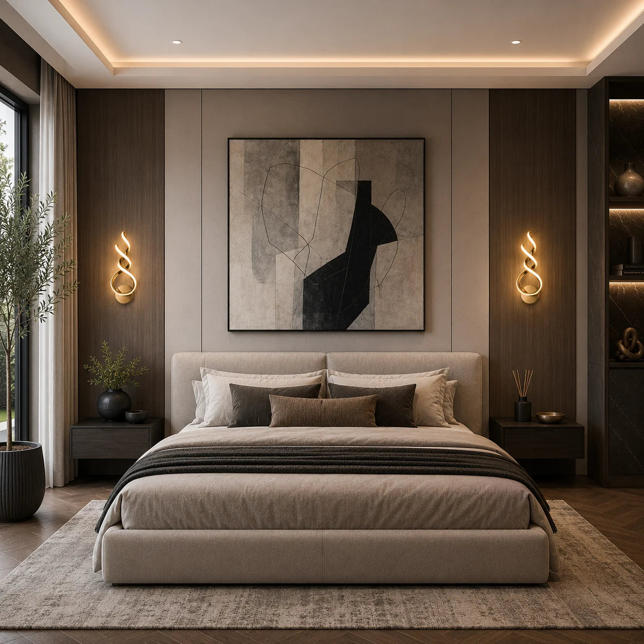 HELIX LOOP LED WALL LIGHT