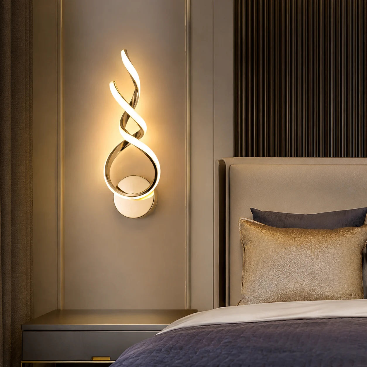 HELIX LOOP LED WALL LIGHT