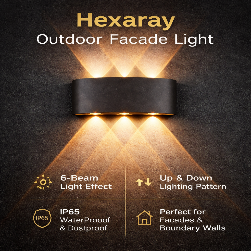 HEXARAY OUTDOOR LIGHT