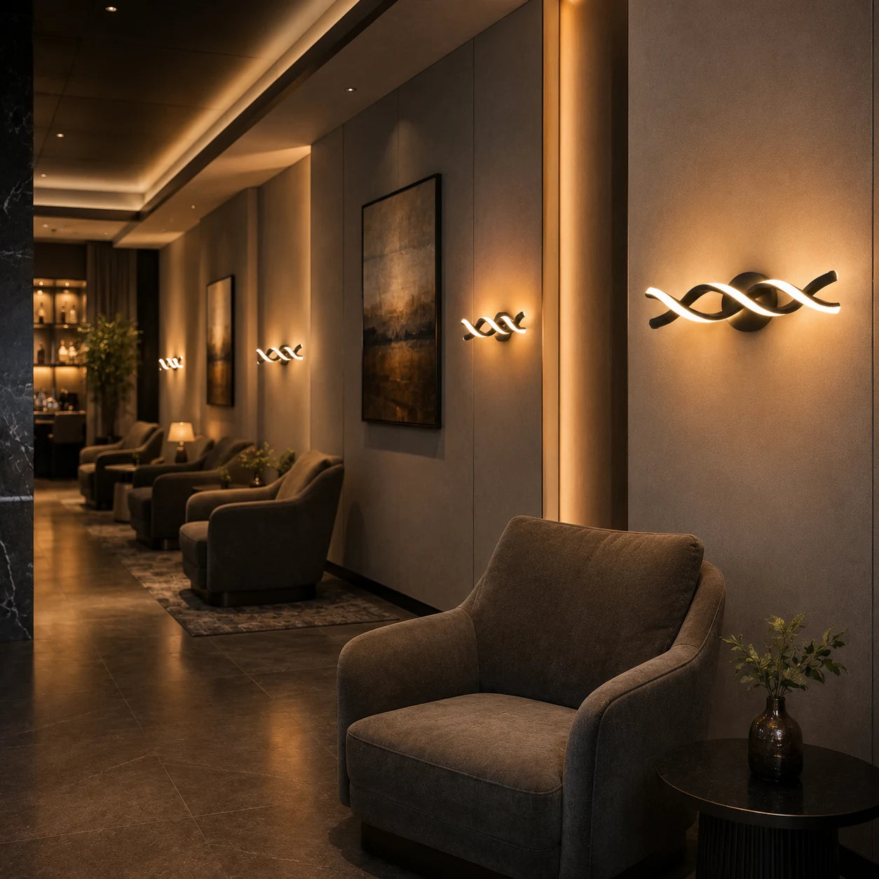 Infina Wave LED Wall Light