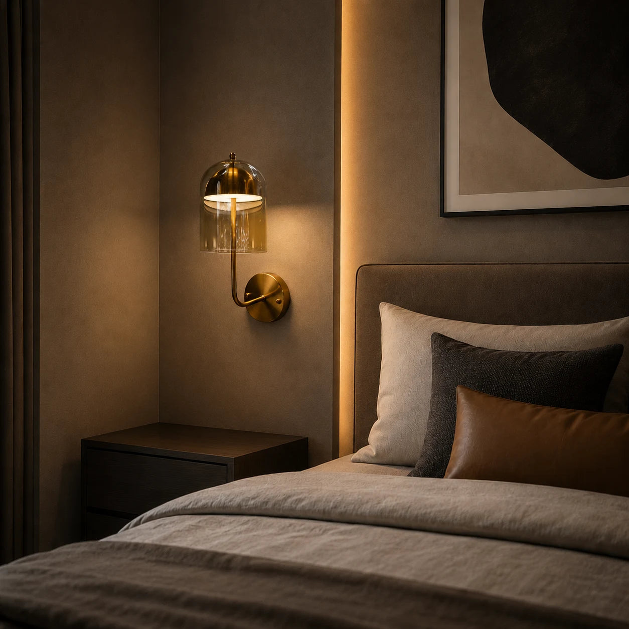 LUCERNA GLASS WALL LAMP