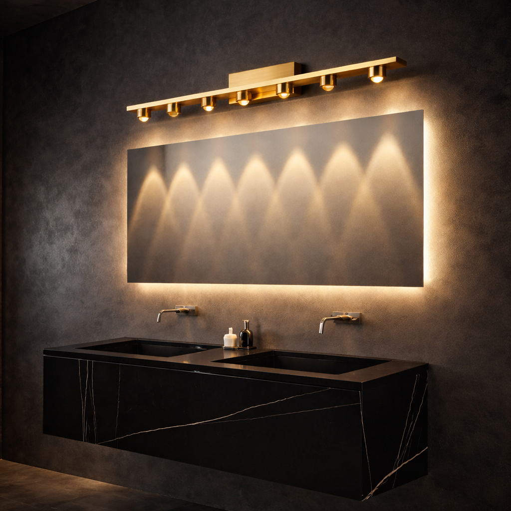 LUXEBEAM PICTURE LIGHT– Premium Gold LED Wall Washer