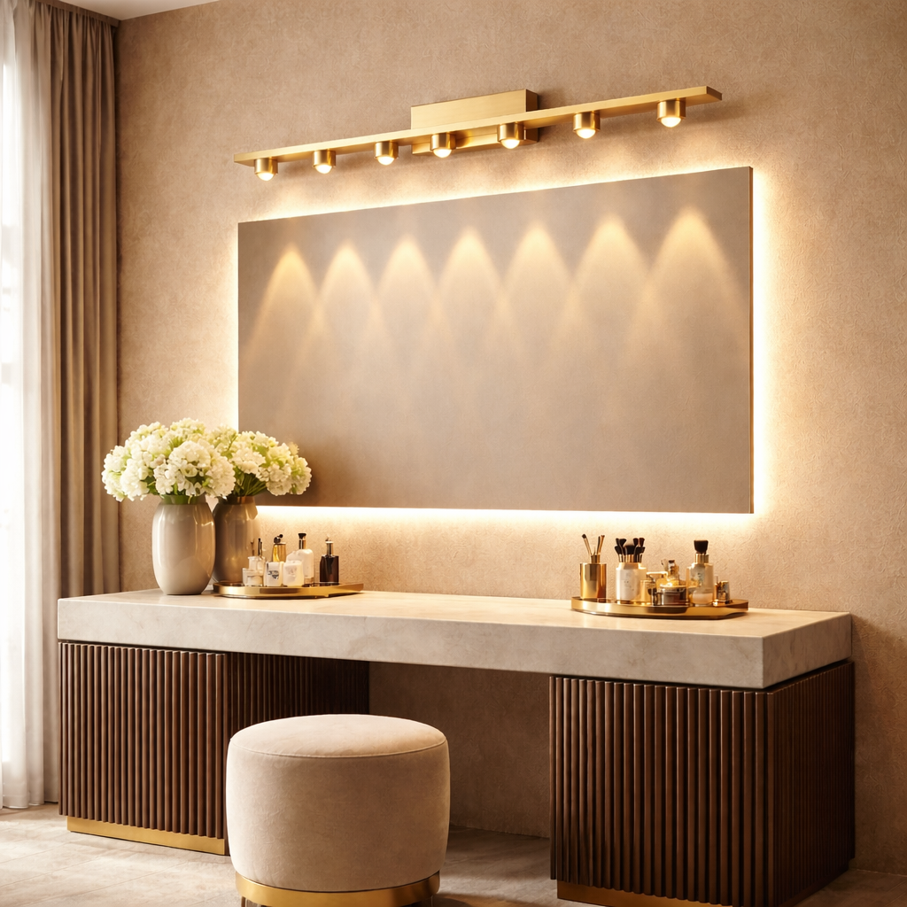 LUXEBEAM PICTURE LIGHT– Premium Gold LED Wall Washer