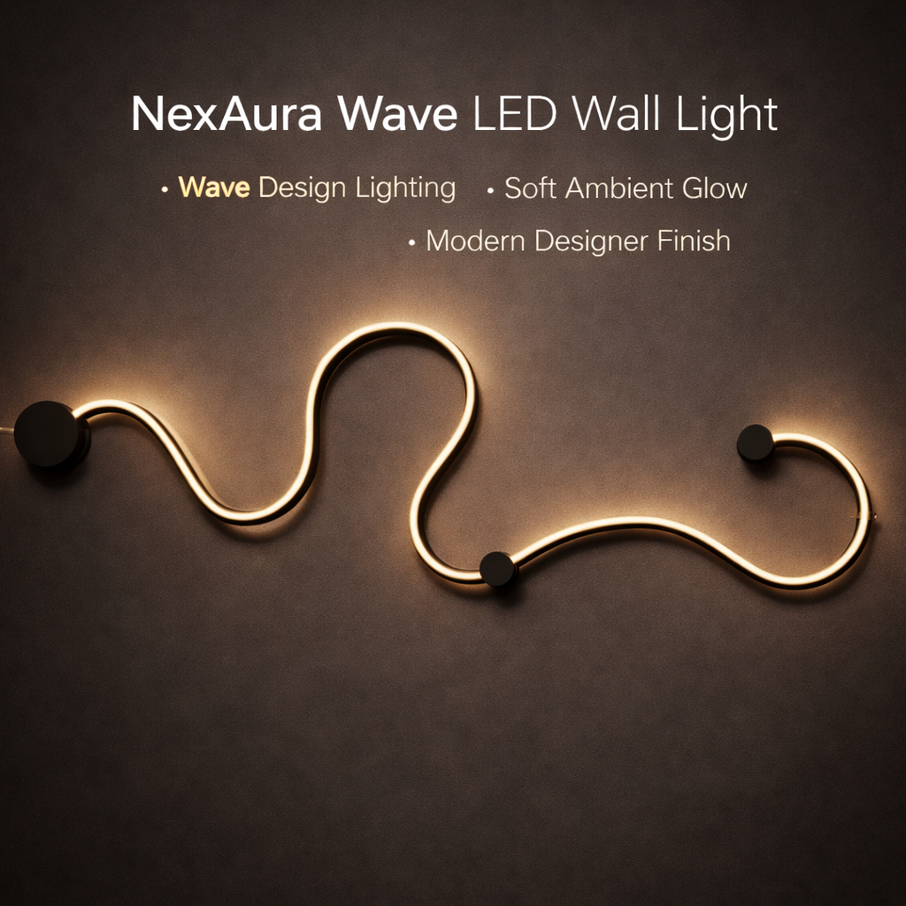 NexAura Wave LED Wall Light