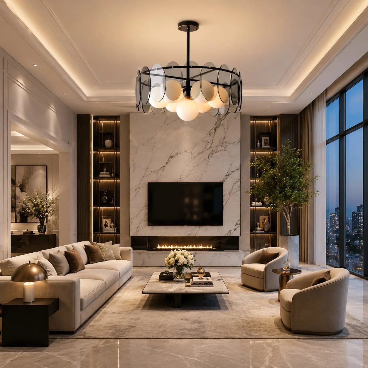 NOCTURA HALO CHANDELIER (600mm)