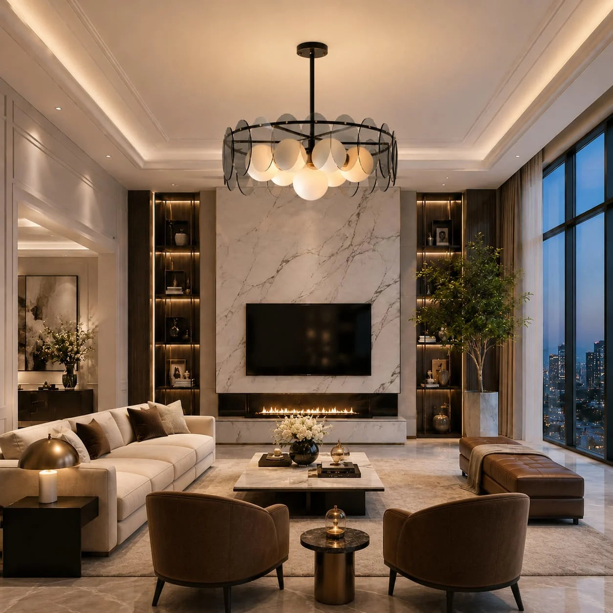 NOCTURA HALO CHANDELIER (600mm)