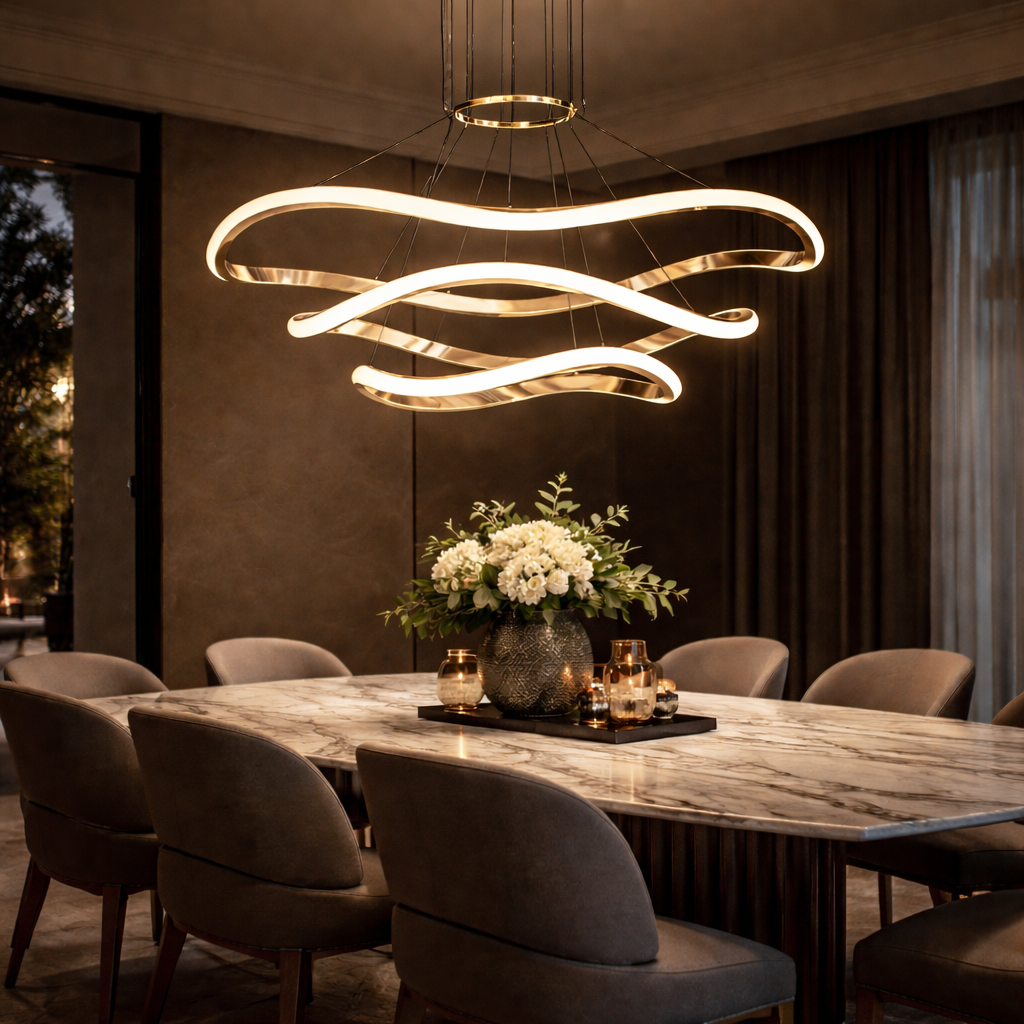 ORLUME WAVE CHANDELIER