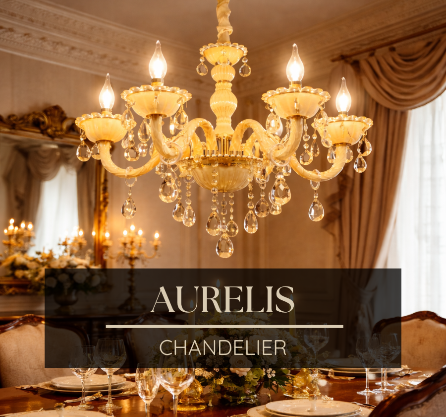 AURELIS – LUXURY CRYSTAL CHANDELIER