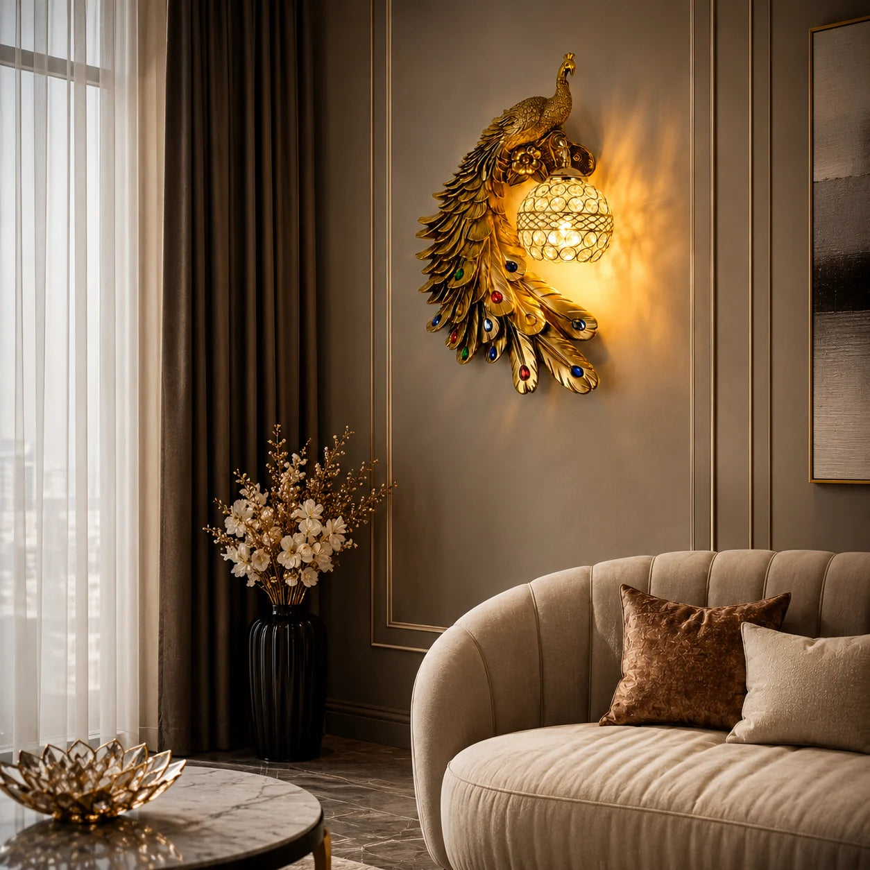 PAUNIERE WALL LIGHT (LEFT)