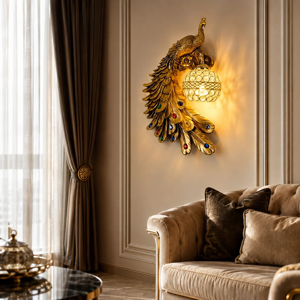 PAUNIERE WALL LIGHT (LEFT)