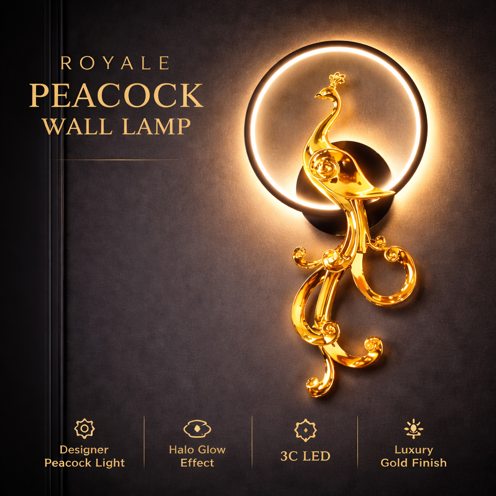 ROYALE PEACOCK WALL LIGHT (Right)