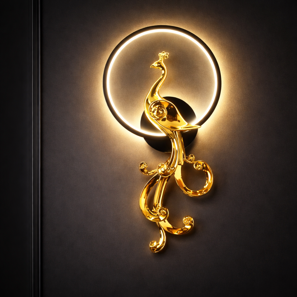 ROYALE PEACOCK WALL LIGHT (Right)