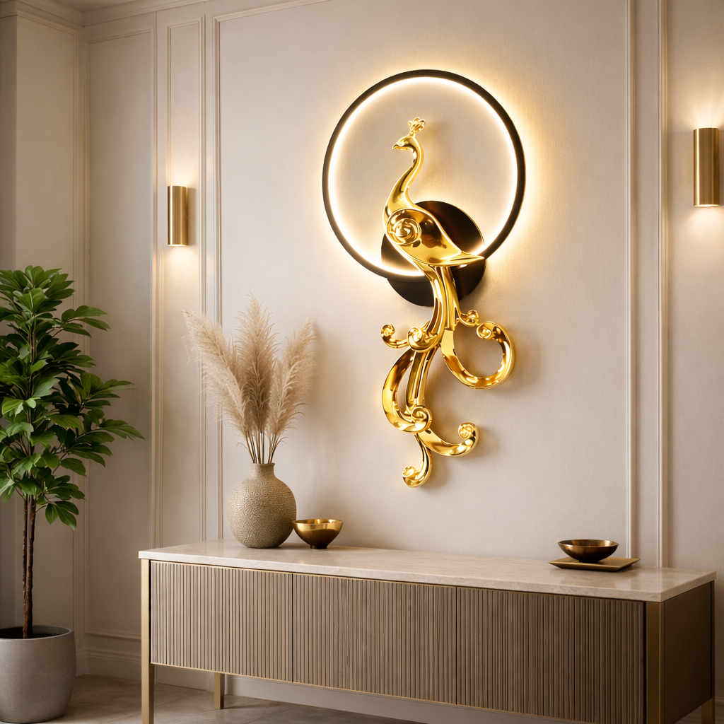 ROYALE PEACOCK WALL LAMP (Right)