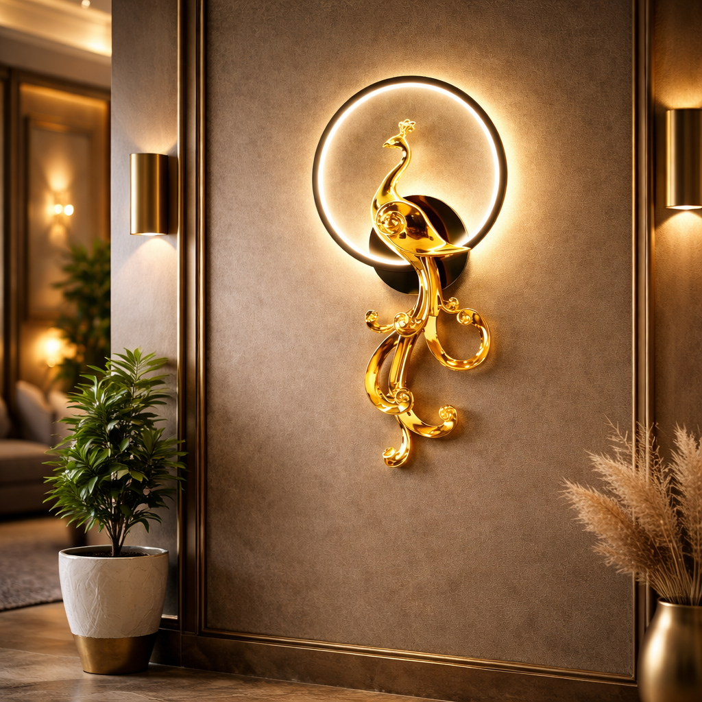ROYALE PEACOCK WALL LIGHT (Right)