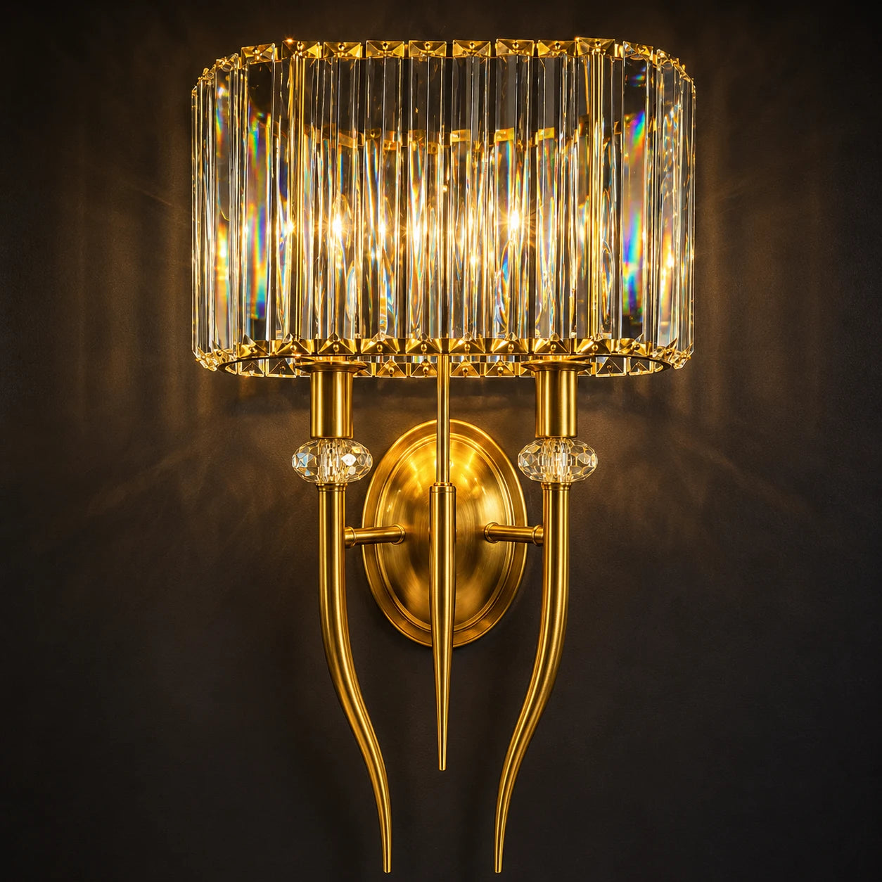 SAVOY CRYSTAL WALL SCONCE