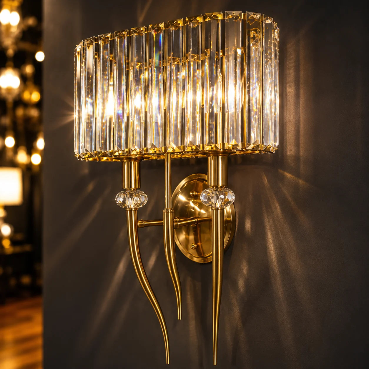 SAVOY CRYSTAL WALL SCONCE