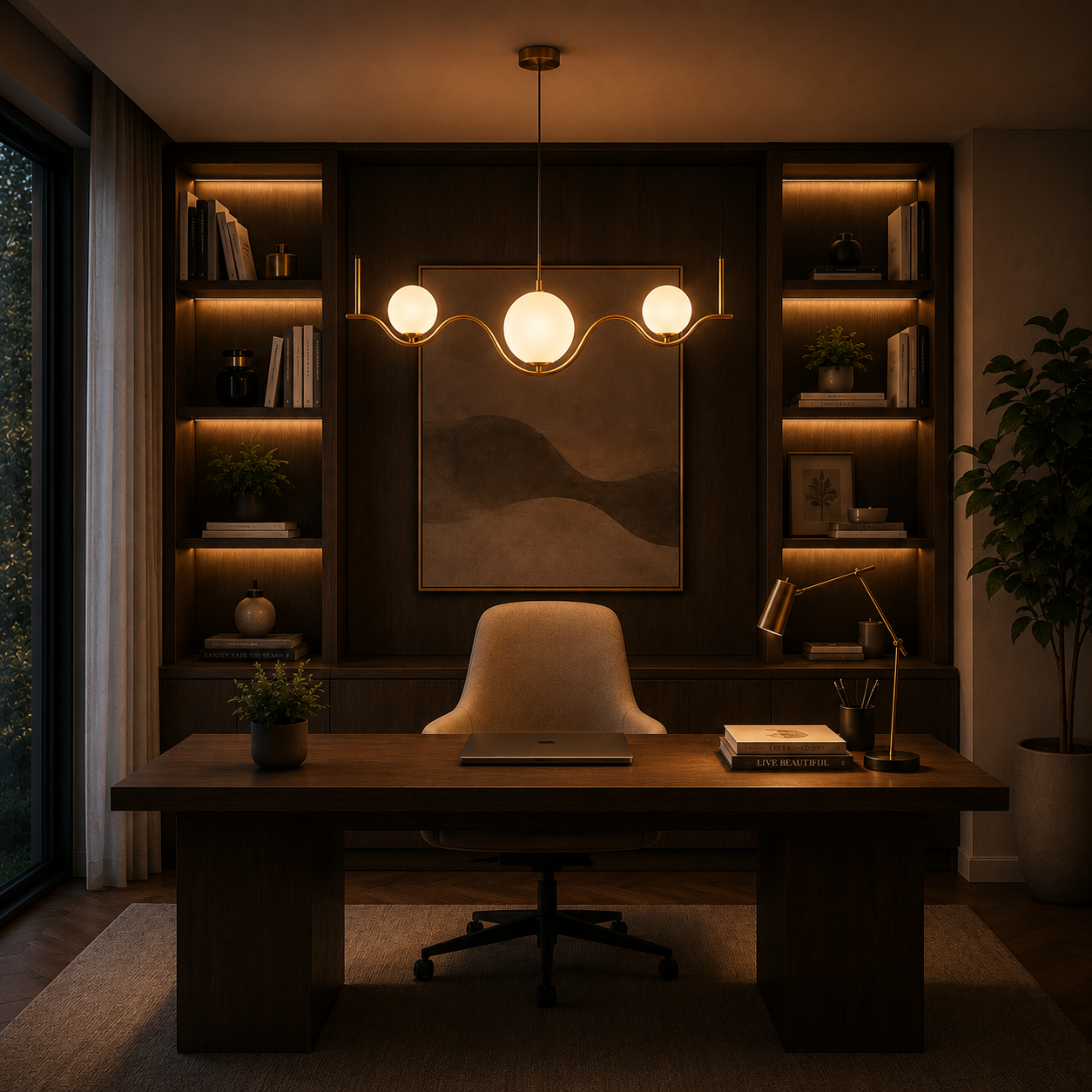 SOLENNE MODERN CHANDELIER