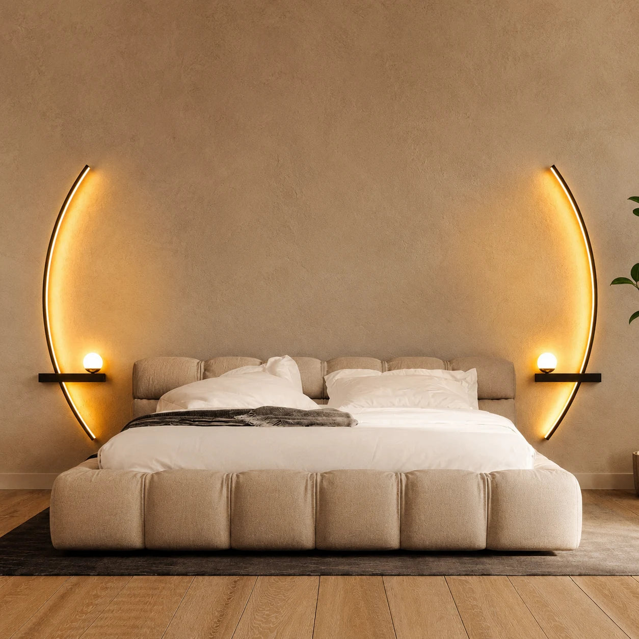 SOLUNE ARC MODERN LED WALL LIGHT