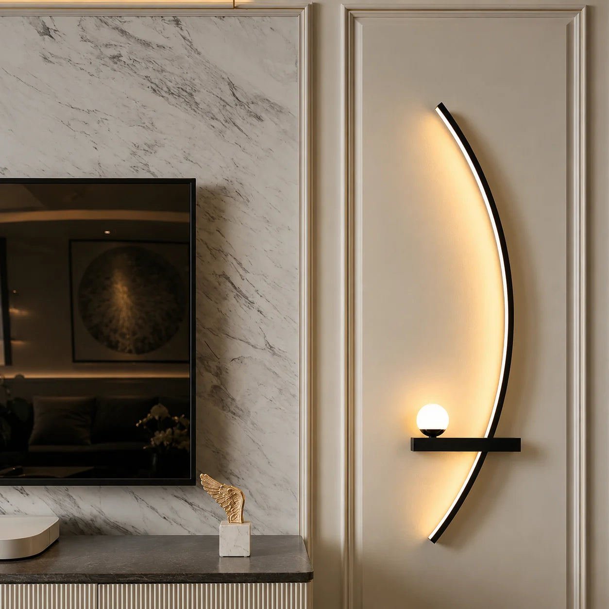 SOLUNE ARC MODERN LED WALL LIGHT