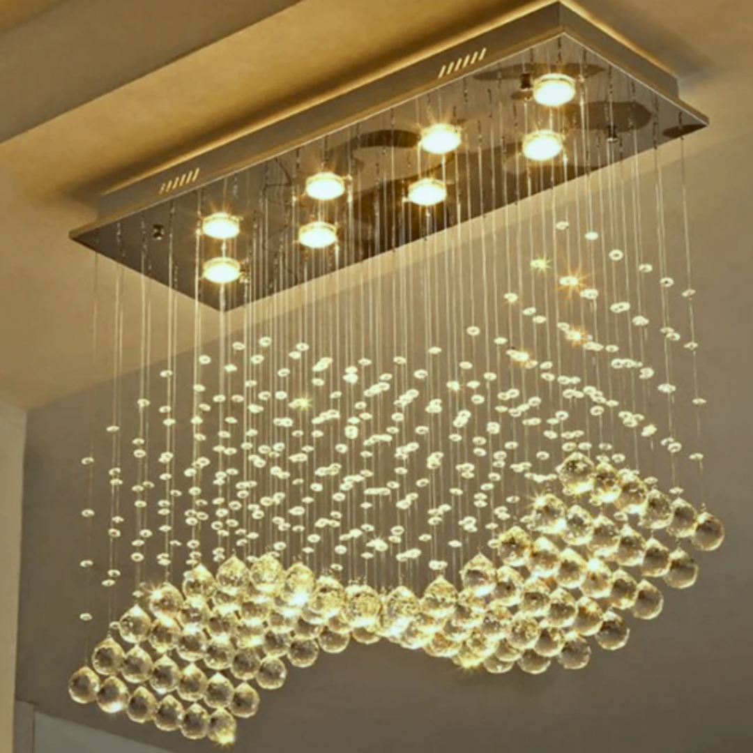 WAVELINE CRYSTAL CHANDELIER