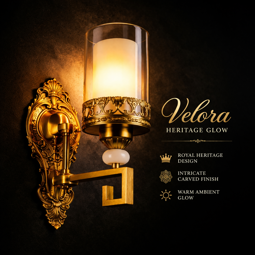 VELORA HERITAGE GLOW WALL LIGHT
